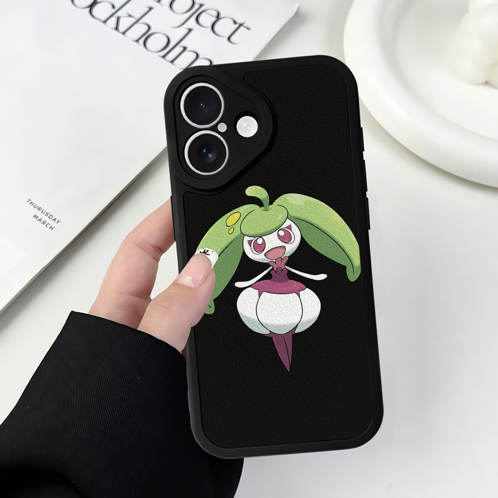 （画像用） ポケットモンスター Pokémon 【iPhone 16シリーズ対応】シリコンスマホケース（レザー調） 材質：シリコン